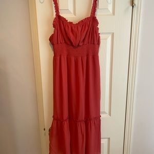 Pink Lily boho dress